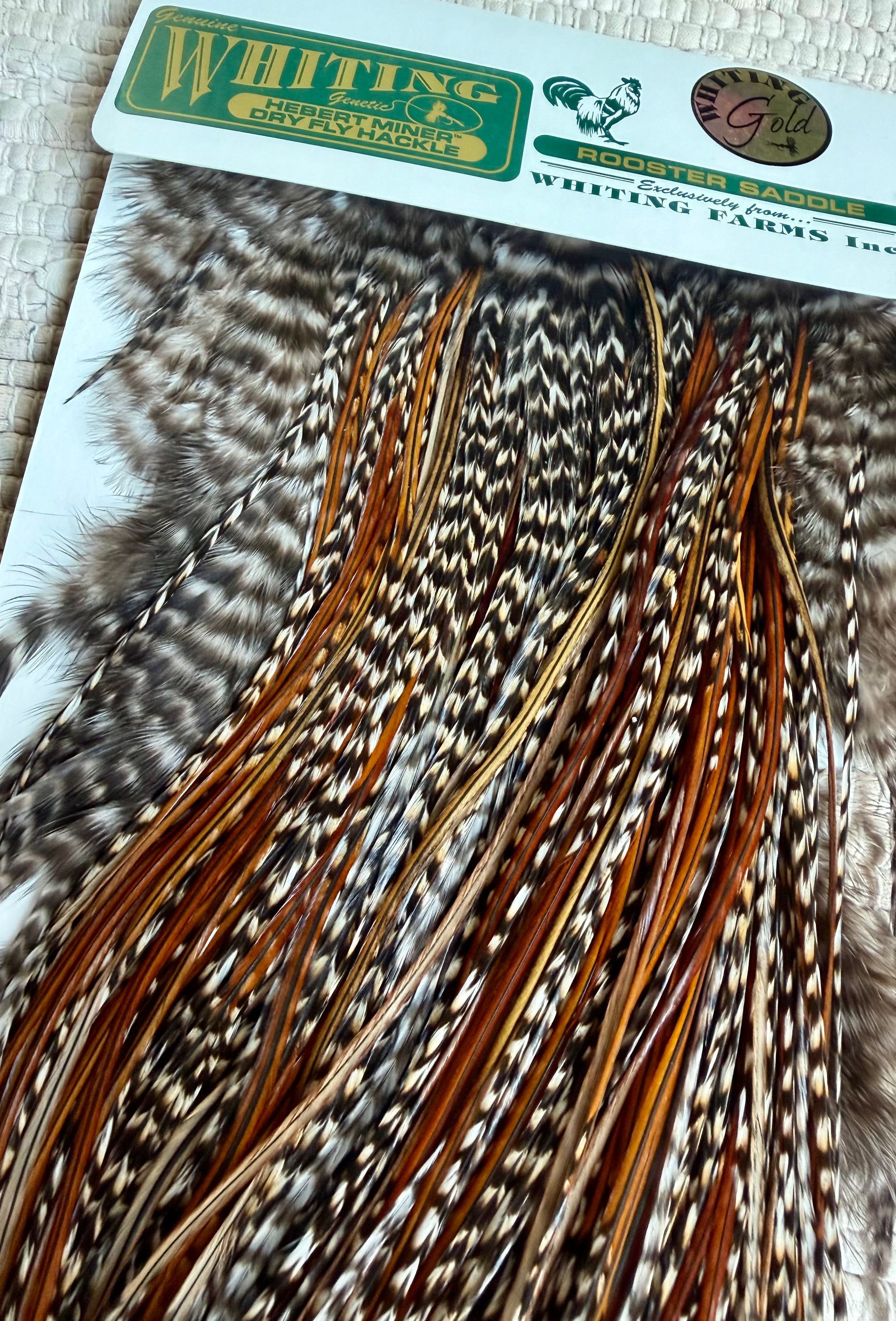 Whiting Hebert Gold Grade Rooster Saddle CREE 808-SH-E-L