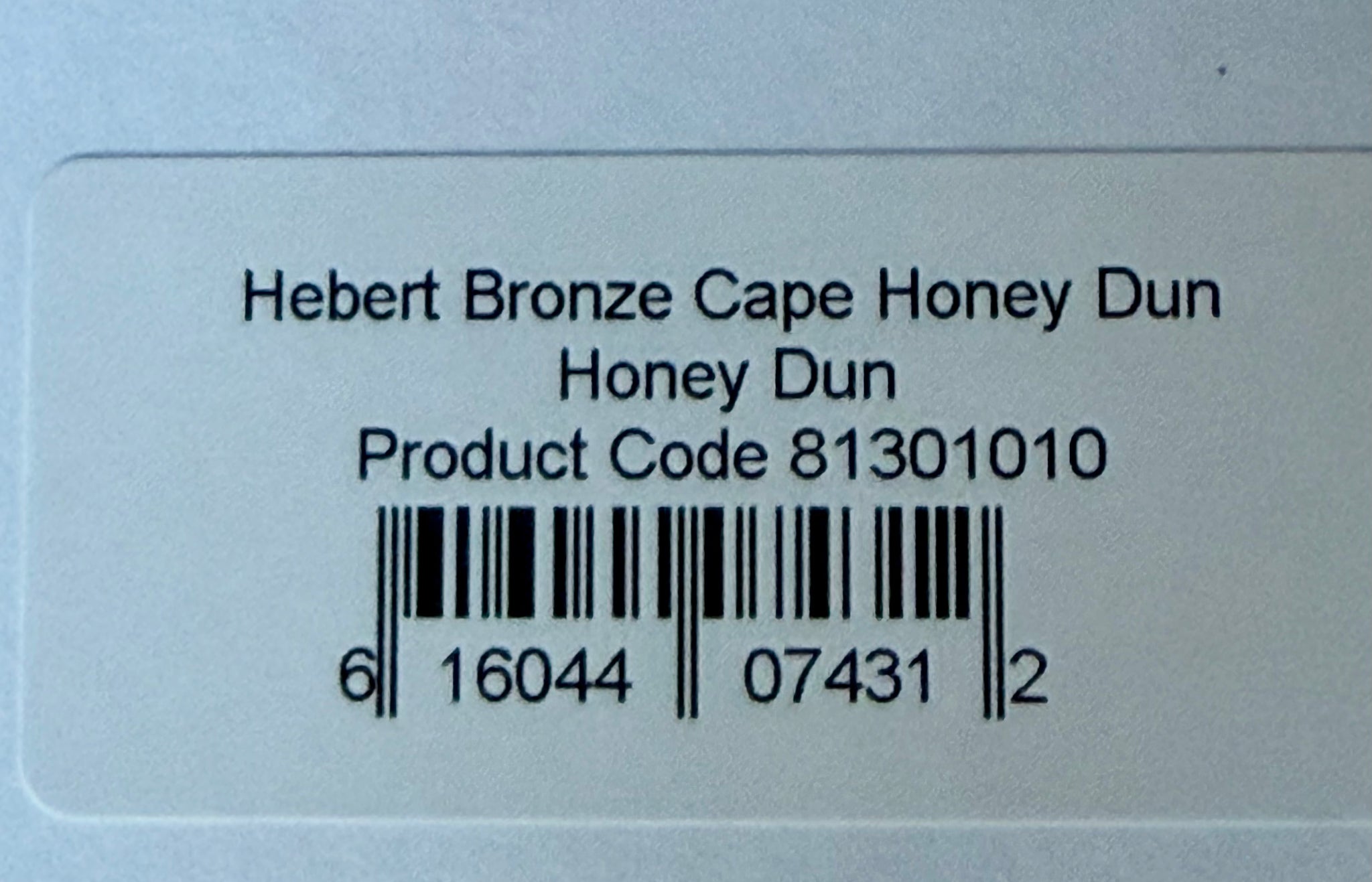 Whiting Hebert Miner Dry Hackle Bronze Grade Cape - Honey Dun 186-SH-E-L