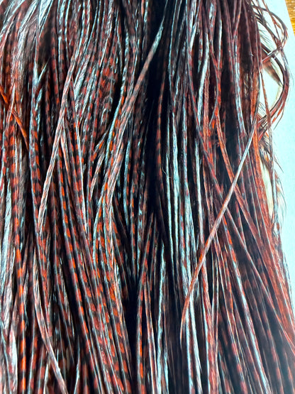 Hoffman Whiting Super Saddle Grade 2 Dyed Dark Brown Grizzly 623-SH-E-L