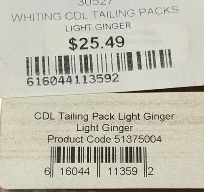 Whiting Tailing Pack Light Ginger 323-SH-E-L
