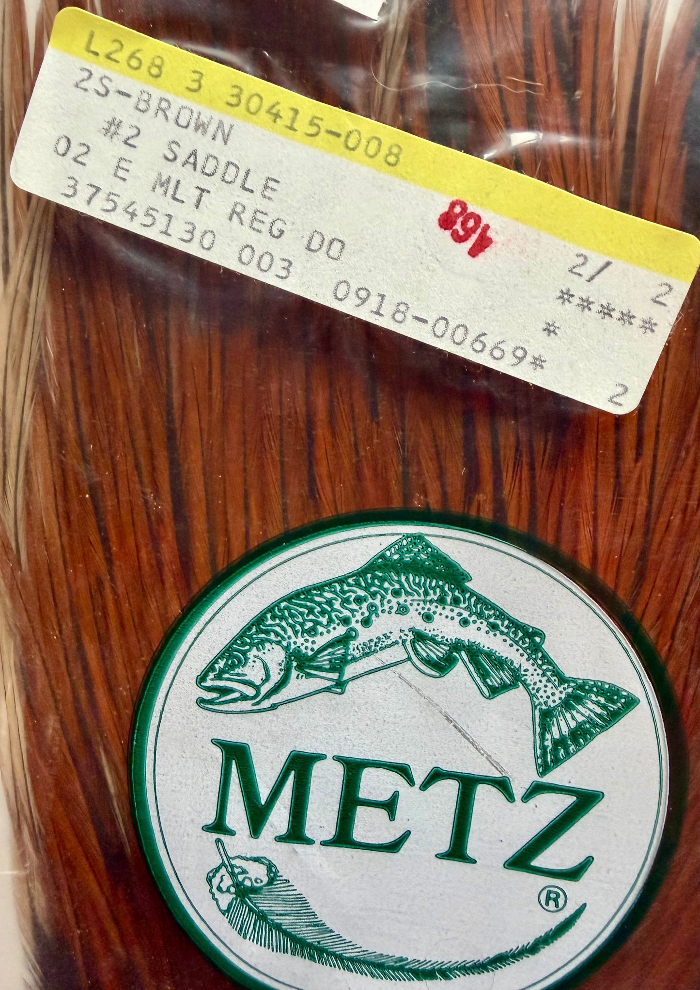 Metz #2 Saddle, Brown 442-SH-E-L