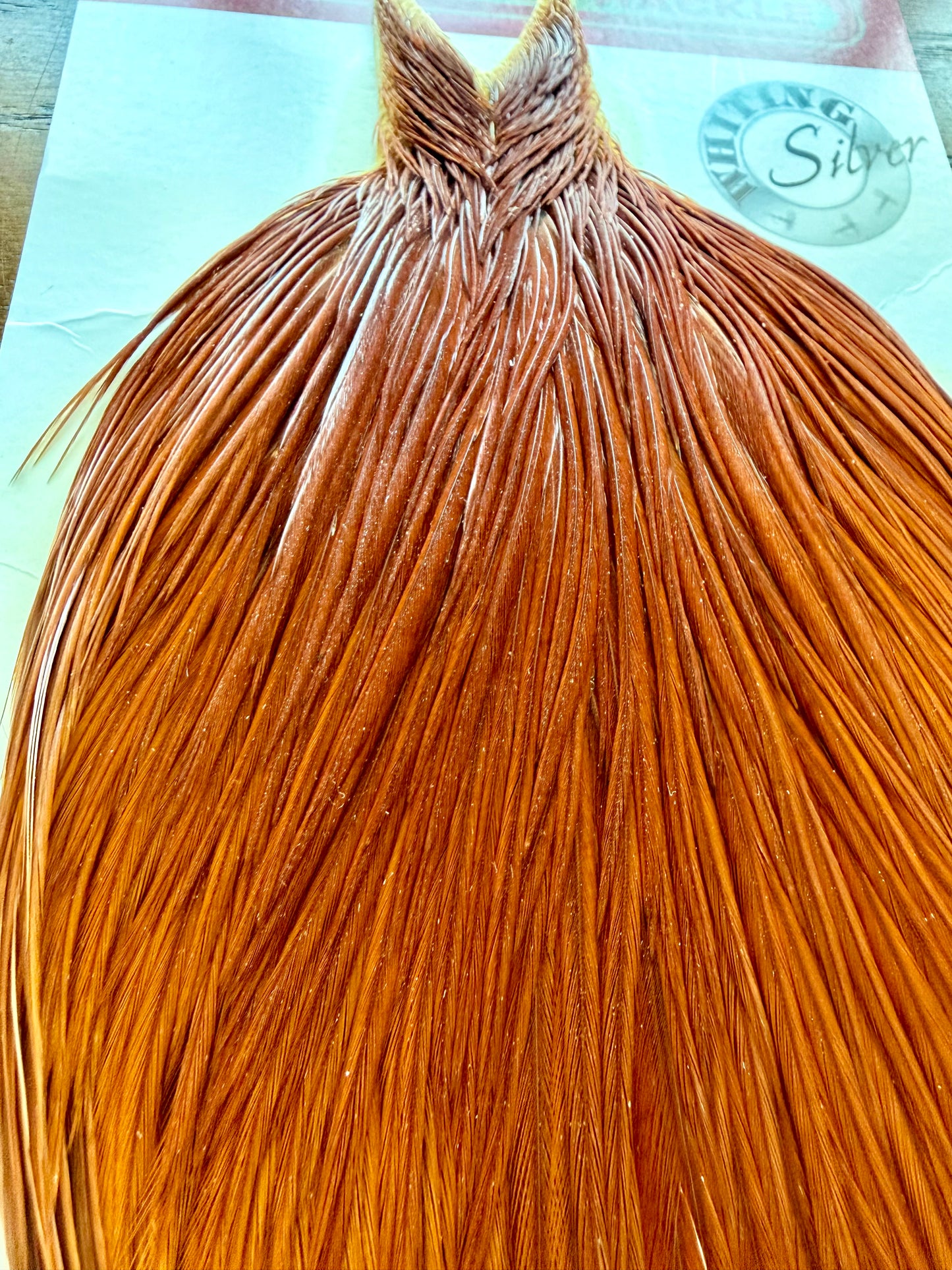 Whiting Farms Silver Rooster Cape Brown 394-SH-E-L