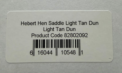 Whiting Hebert Miner Hen Saddle Light Tan Dun 339-SH-E-L