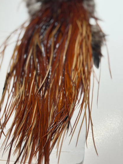 Whiting Farms Hebert Miner Pro Saddle Hackle: Medium Brown SH-E-202