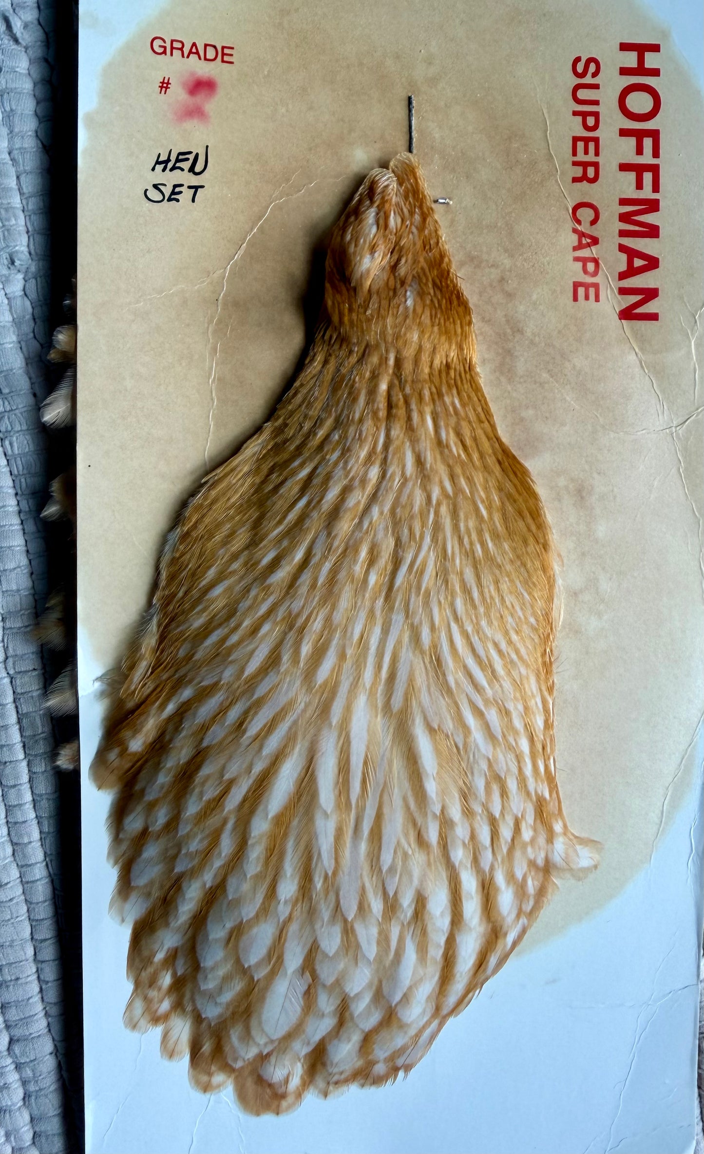 Hoffman Grade 2 Hen Cape & Hen Saddle Set Ginger 748-SH-E-L