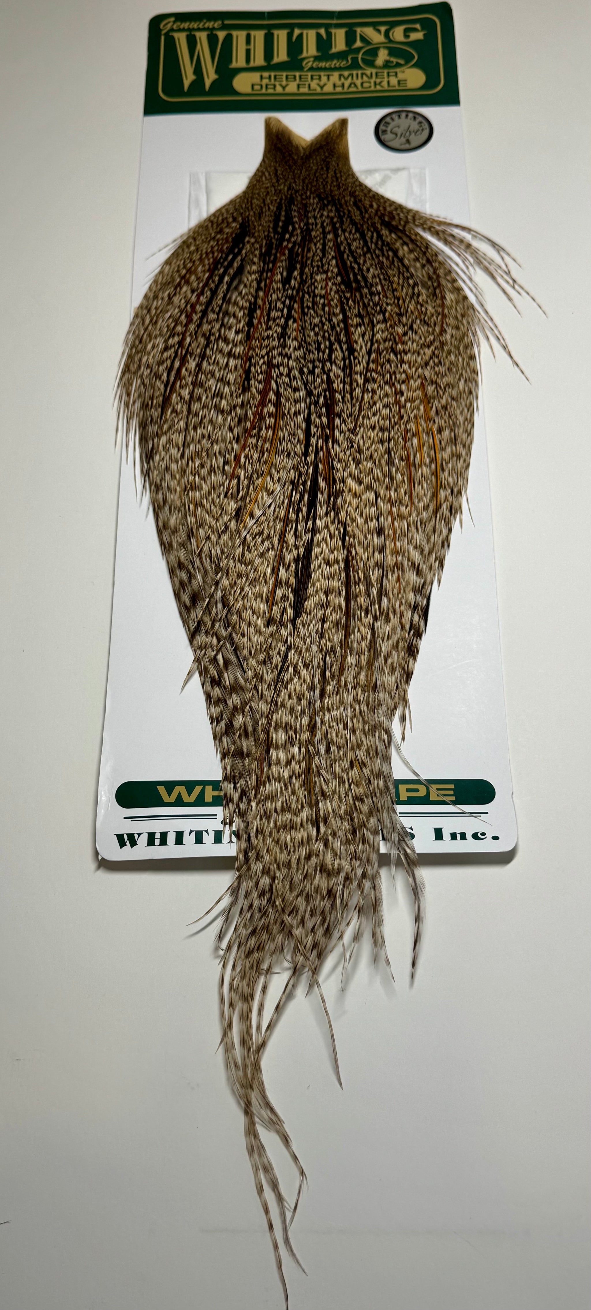 Whiting Farms SILVER Cape: Dun Grizzly- Hint of Dun Cree