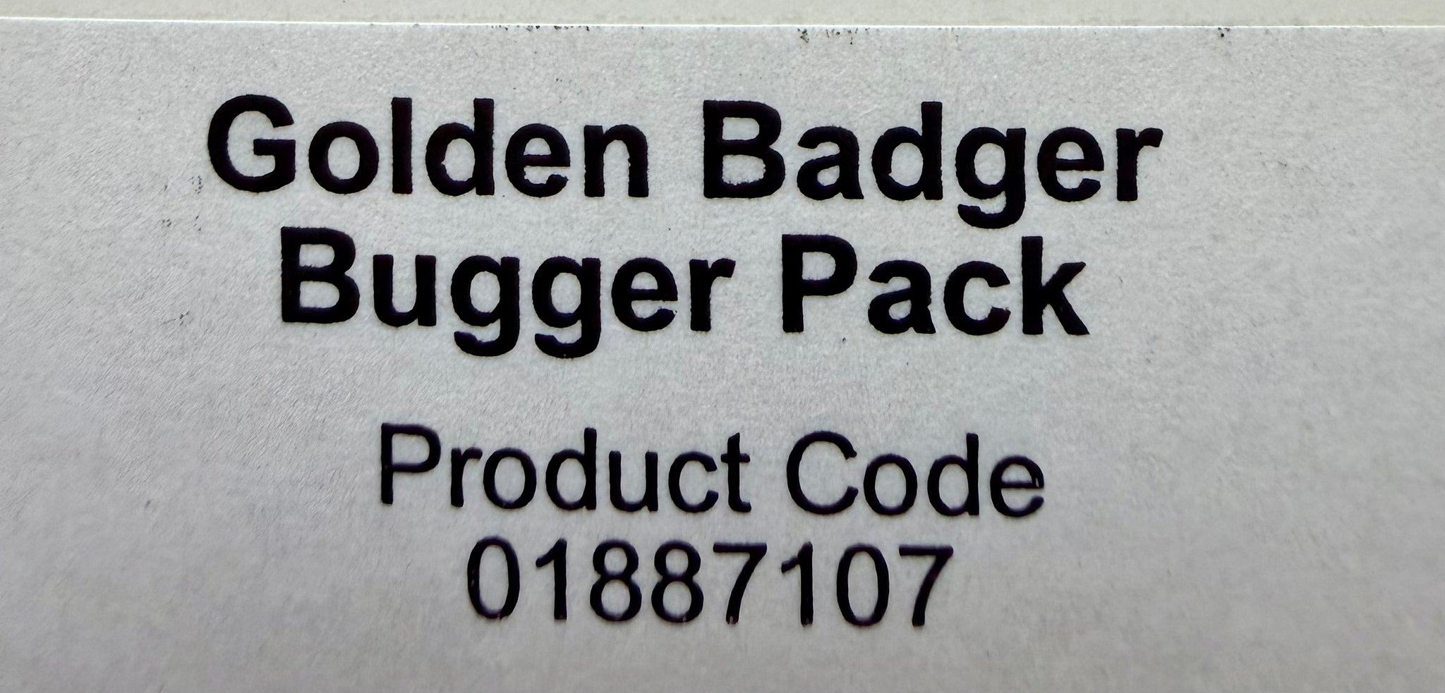 Hoffman Whiting Farms Bugger Pack Golden Badger 726-SH-E-L