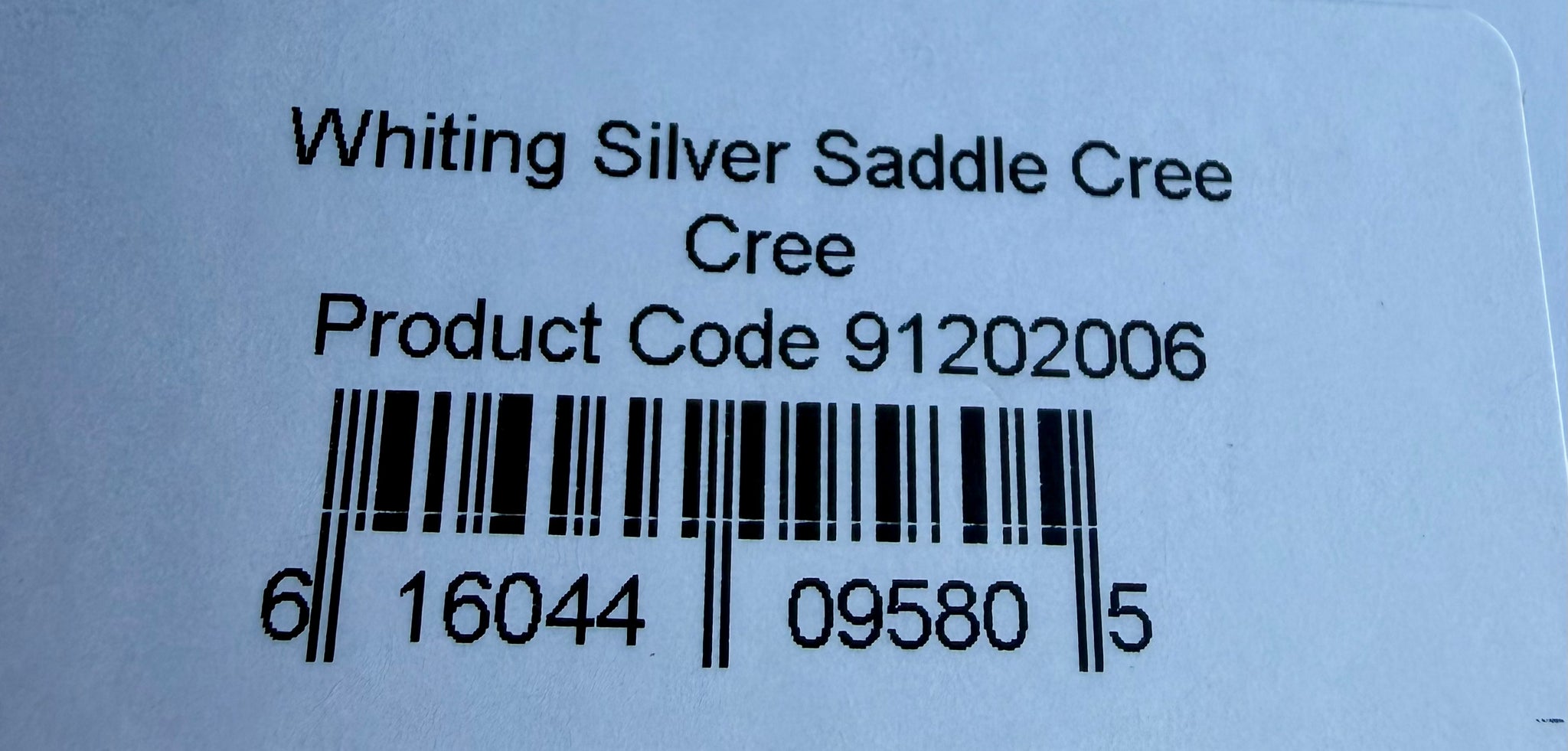 Whiting Farms Silver Grade Rooster Saddle CREE 797-SH-E-L