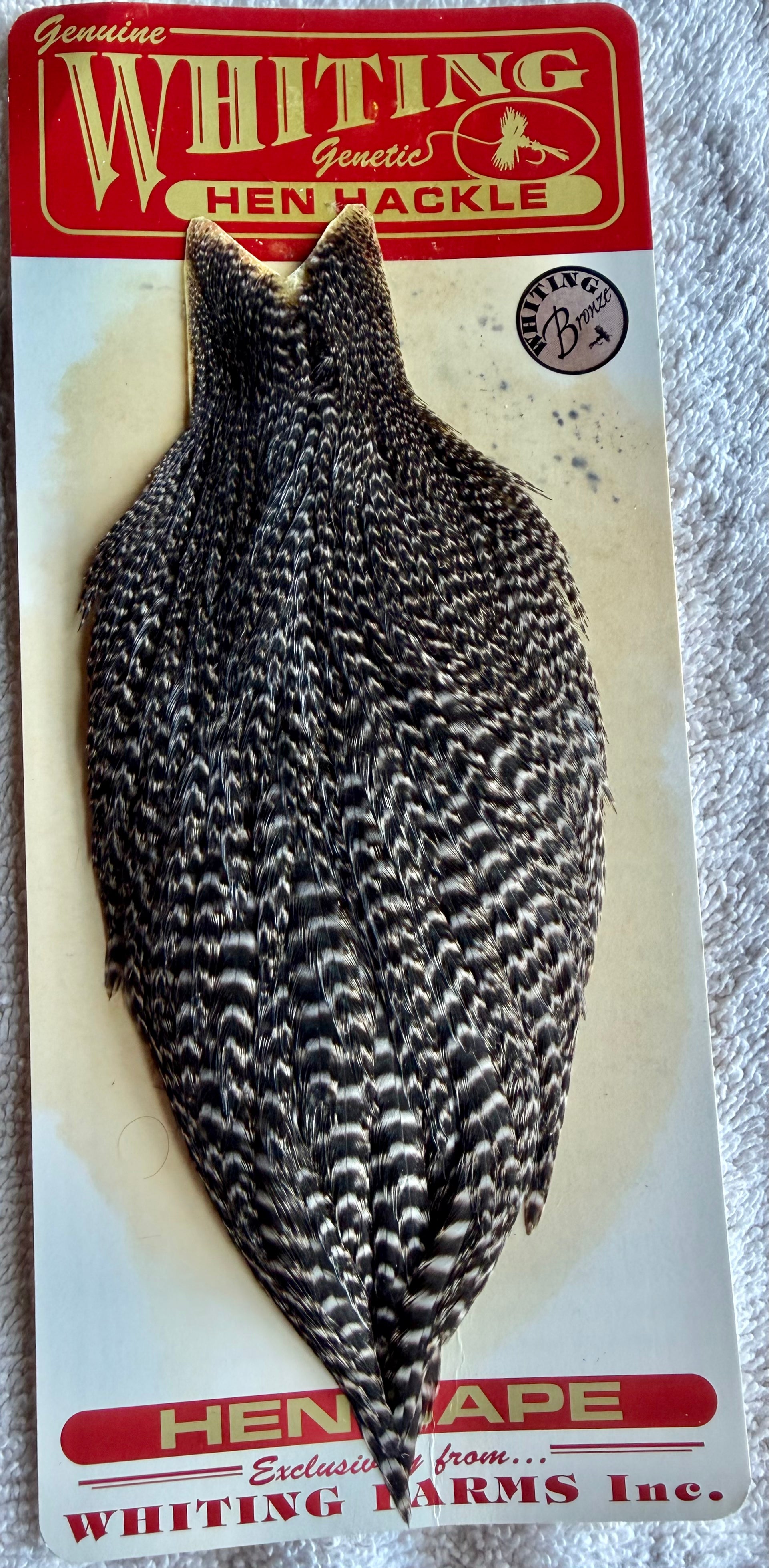 Whiting Farm Bronze Hen Cape Grizzly 736-SH-E-L