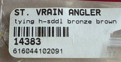 St Vrain Angler Hen Saddle Bronze Brown 551-SH-E-L