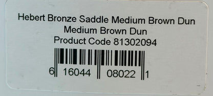 Whiting Farms Hebert Miner Bronze Grade Saddle Medium Brown Dun 242-SH-E-L