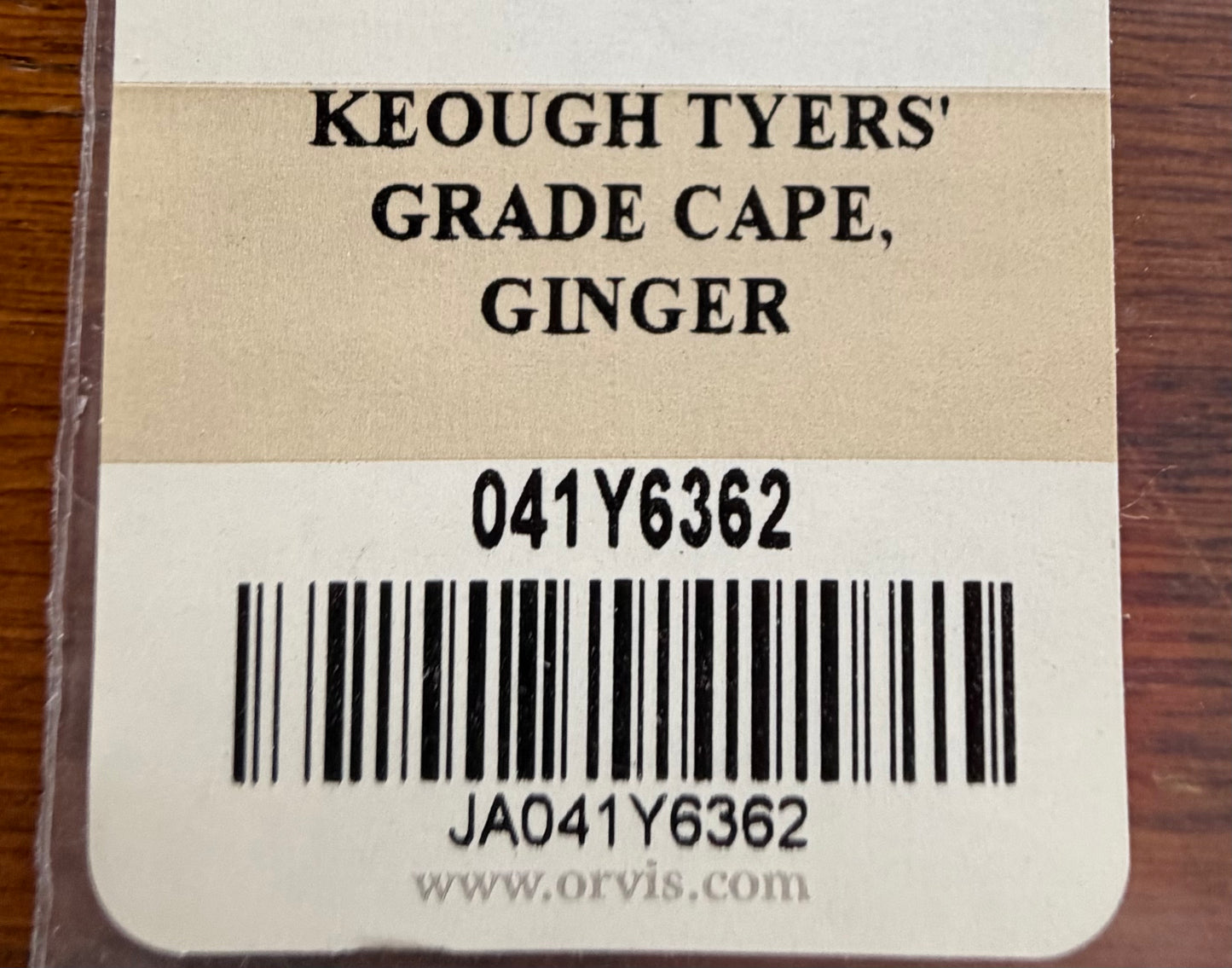 Keough Tyer’s Grade Cape, Ginger 455-SH-E-L