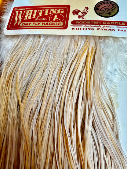 Whiting Farms Gold Rooster Saddle Honey Dun 775-SH-E-L