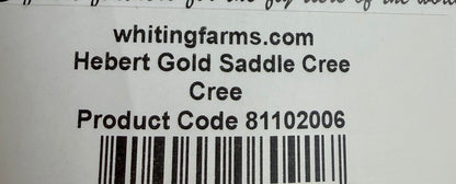 Whiting Hebert Gold Grade Rooster Saddle CREE 808-SH-E-L