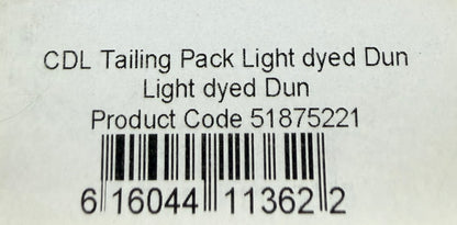 Whiting Tailing Pack Light dyed Dun 350-SH-E-L