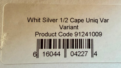 Whiting Farms Dry Fly Hackle SILVER Grade 1/2 Cape UNIQUE VARIANT New 113