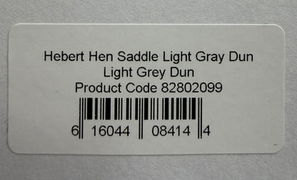 Whiting Hebert Miner Hen Saddle Light Gray Dun 338-SH-E-L