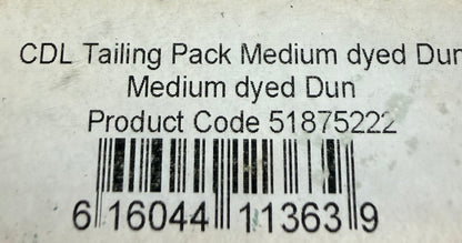 Whiting Tailing Pack Medium dyed Dun 348-SH-E-L