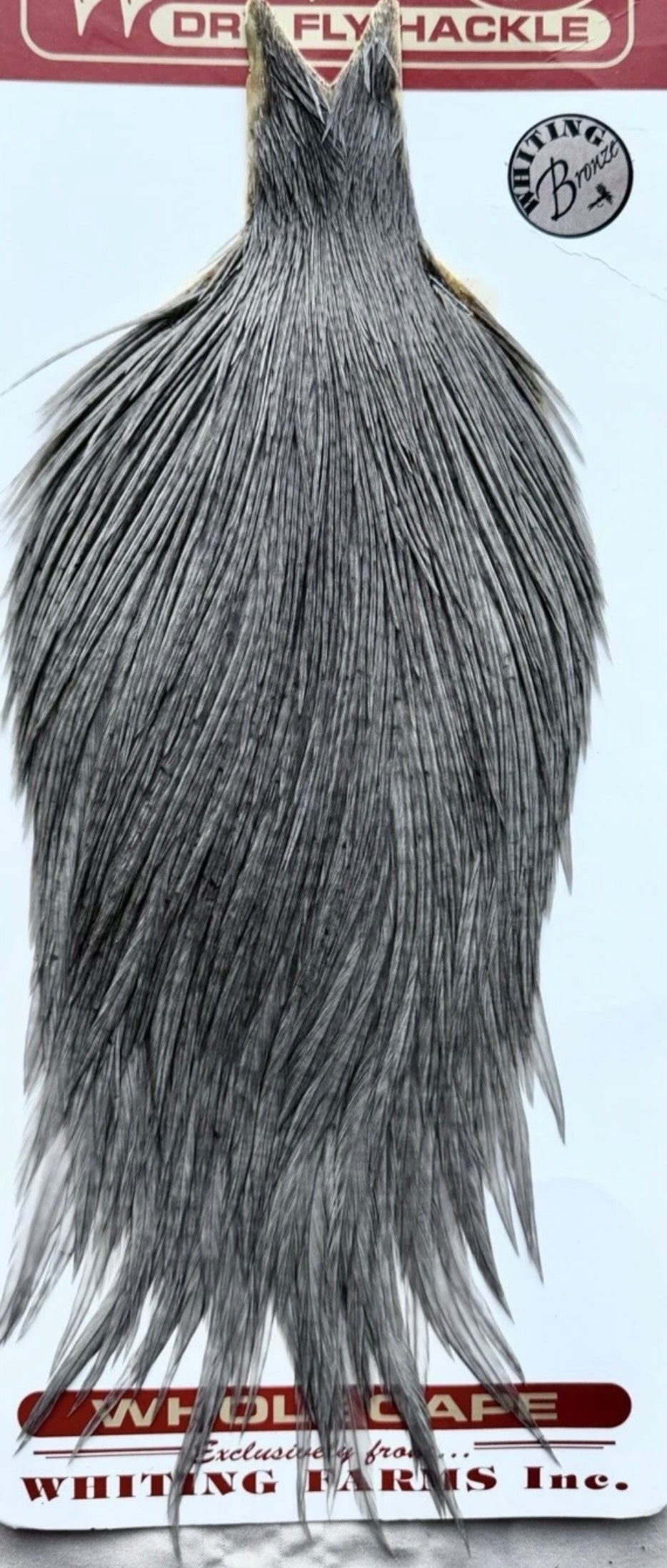 Whiting Farms Bronze Grade Cape Medium dyed Dun 301-SH-E-L
