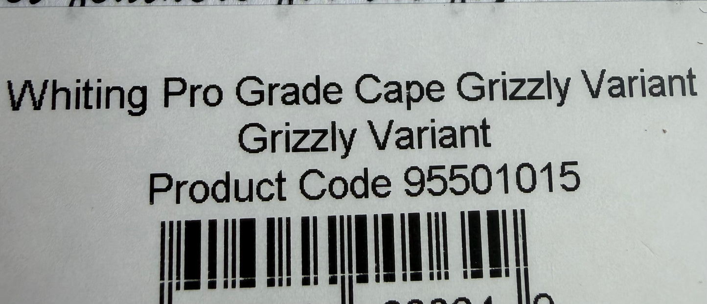 Whiting Farms Pro Grade Cape Grizzly Variant 583-SH-E-L