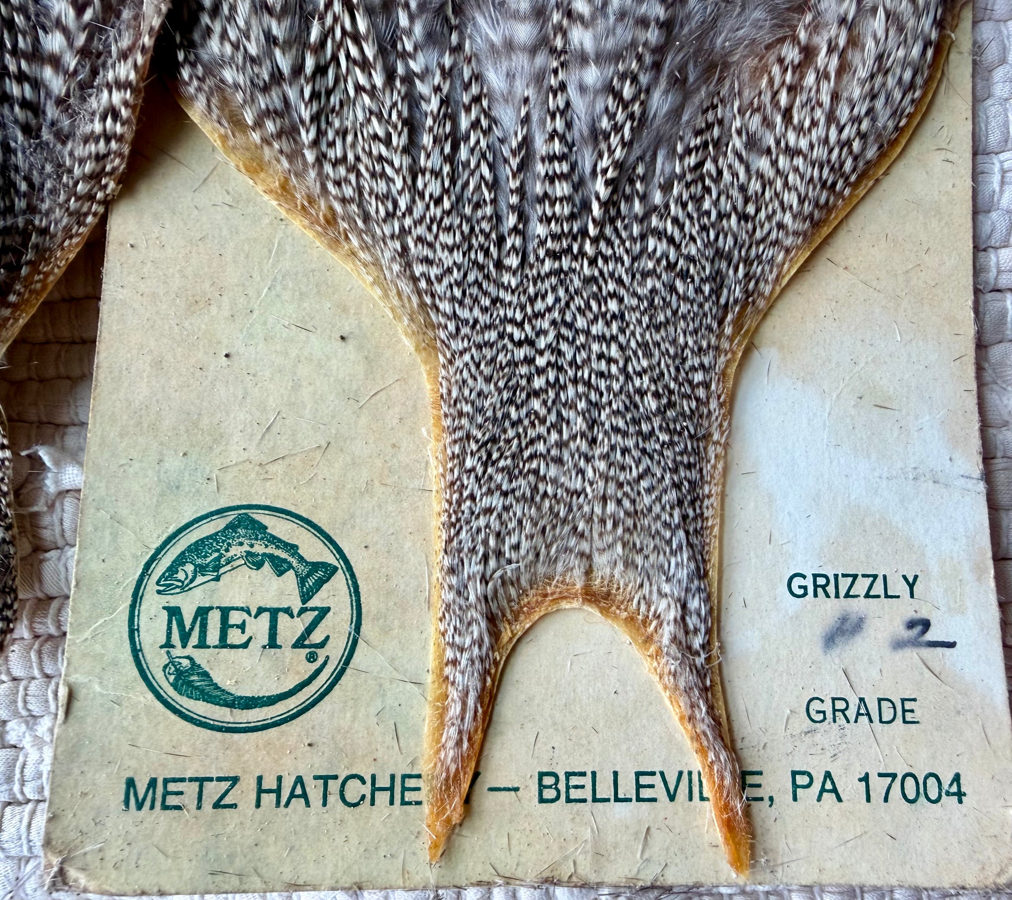 Metz Grade #2 Capes Two Grizzly Set 836-SH-E-L