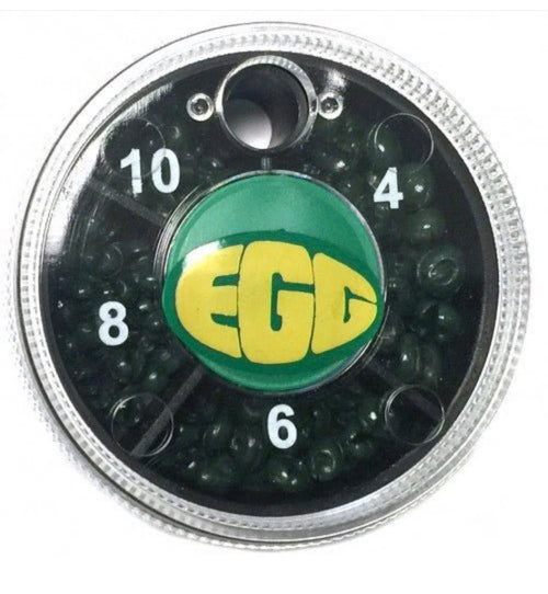 Dinsmore 4 Shot Tin Green Egg Weights (04-10)