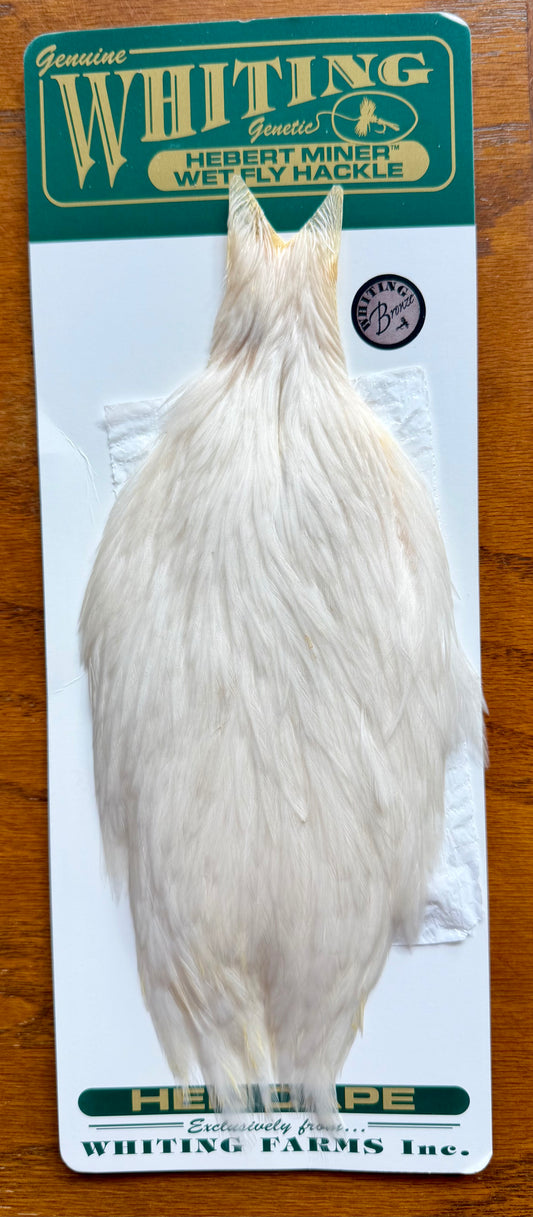 Whiting Farms Bronze Hebert Miner Hen Cape Cream 360-SH-E-L