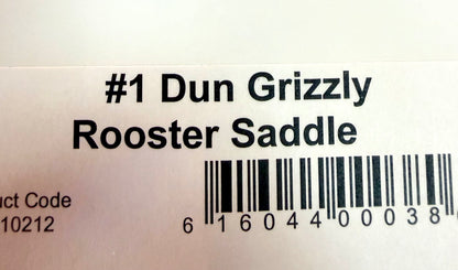 Hoffman Whiting Super Saddle Grade 1 Dun Grizzly  636-SH-E-L