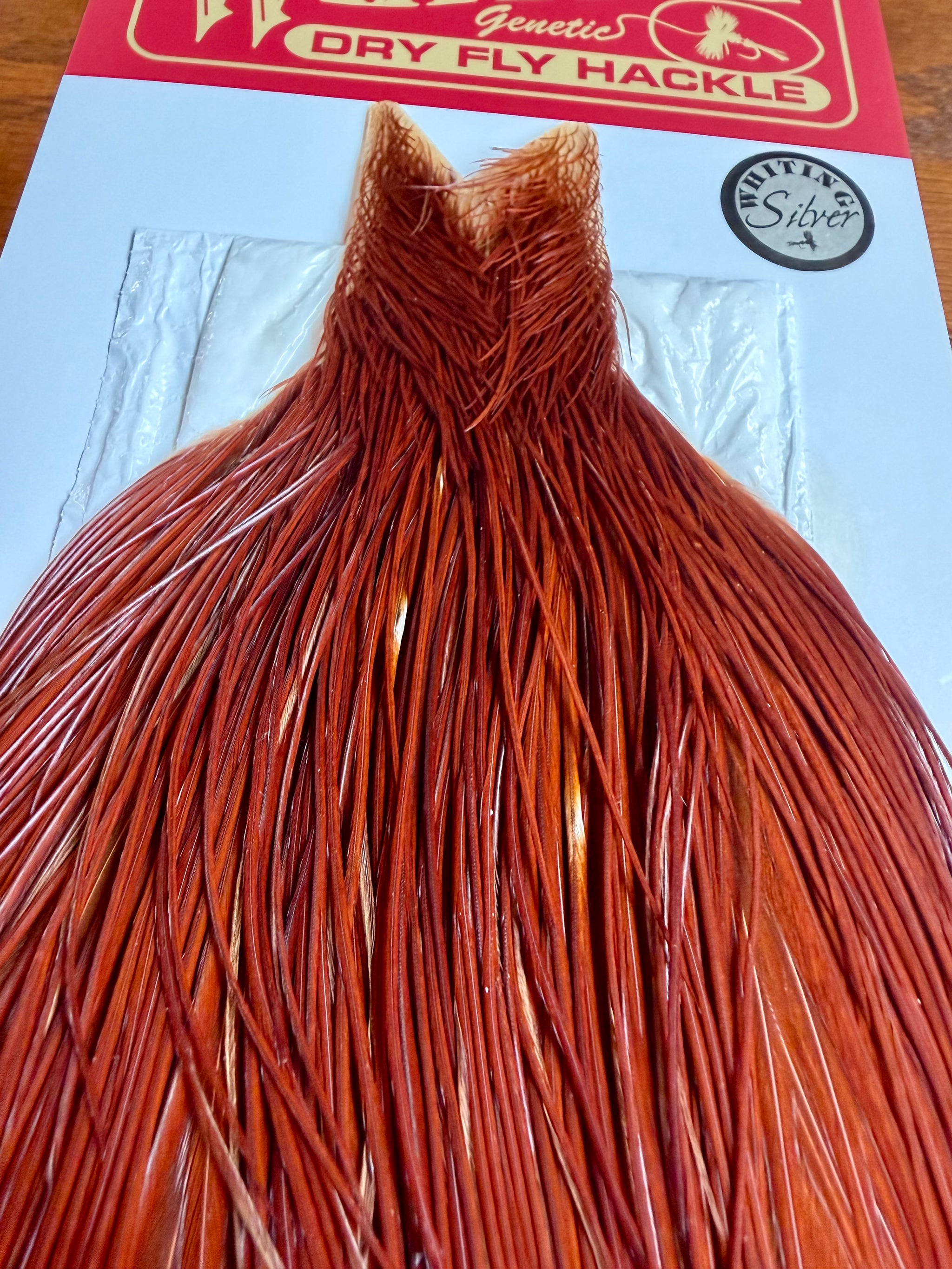 Whiting Farms Silver Grade Rooster Cape Brown 802-SH-E-L