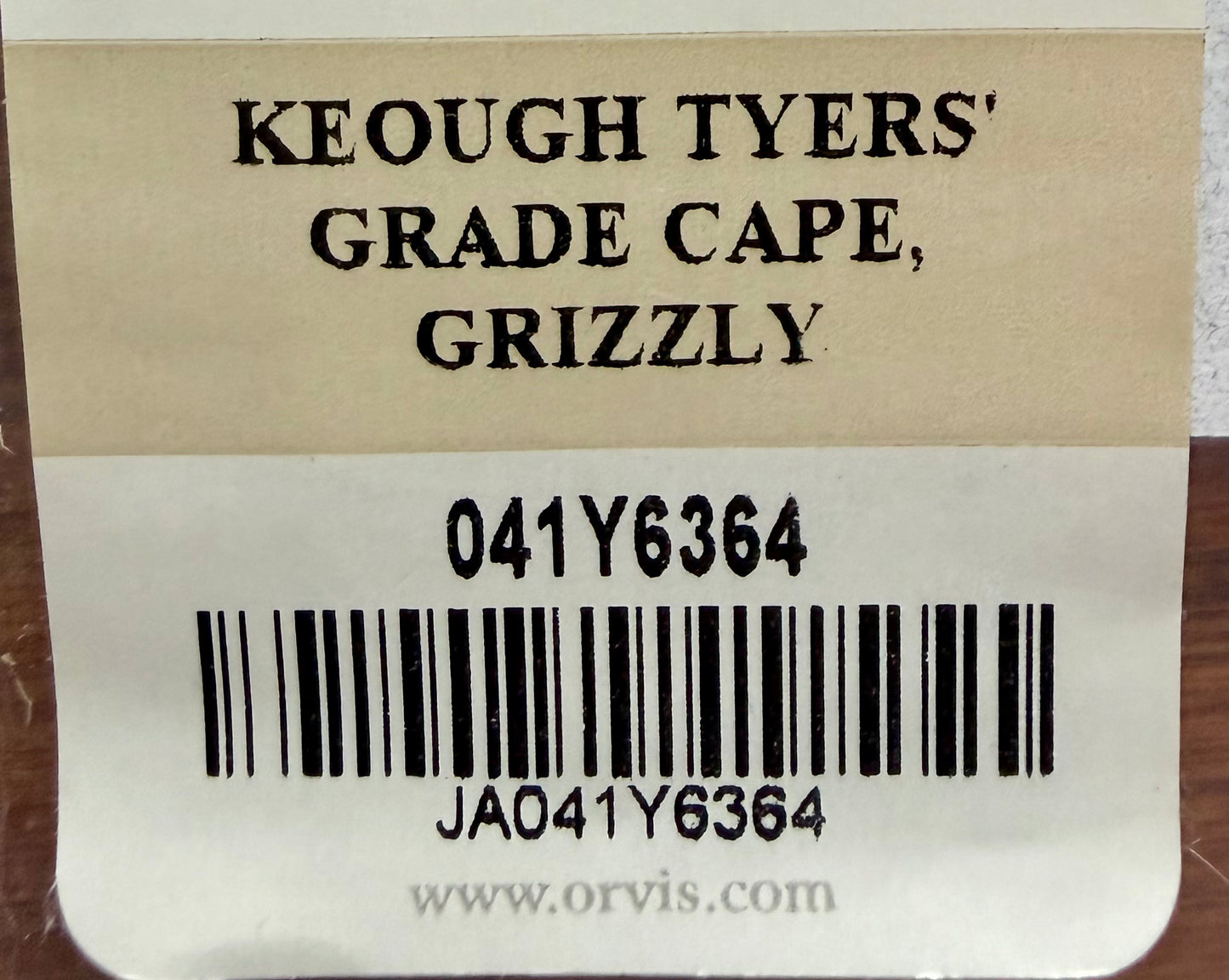 Keough Tyer’s Grade Cape, Grizzly 456-SH-E-L