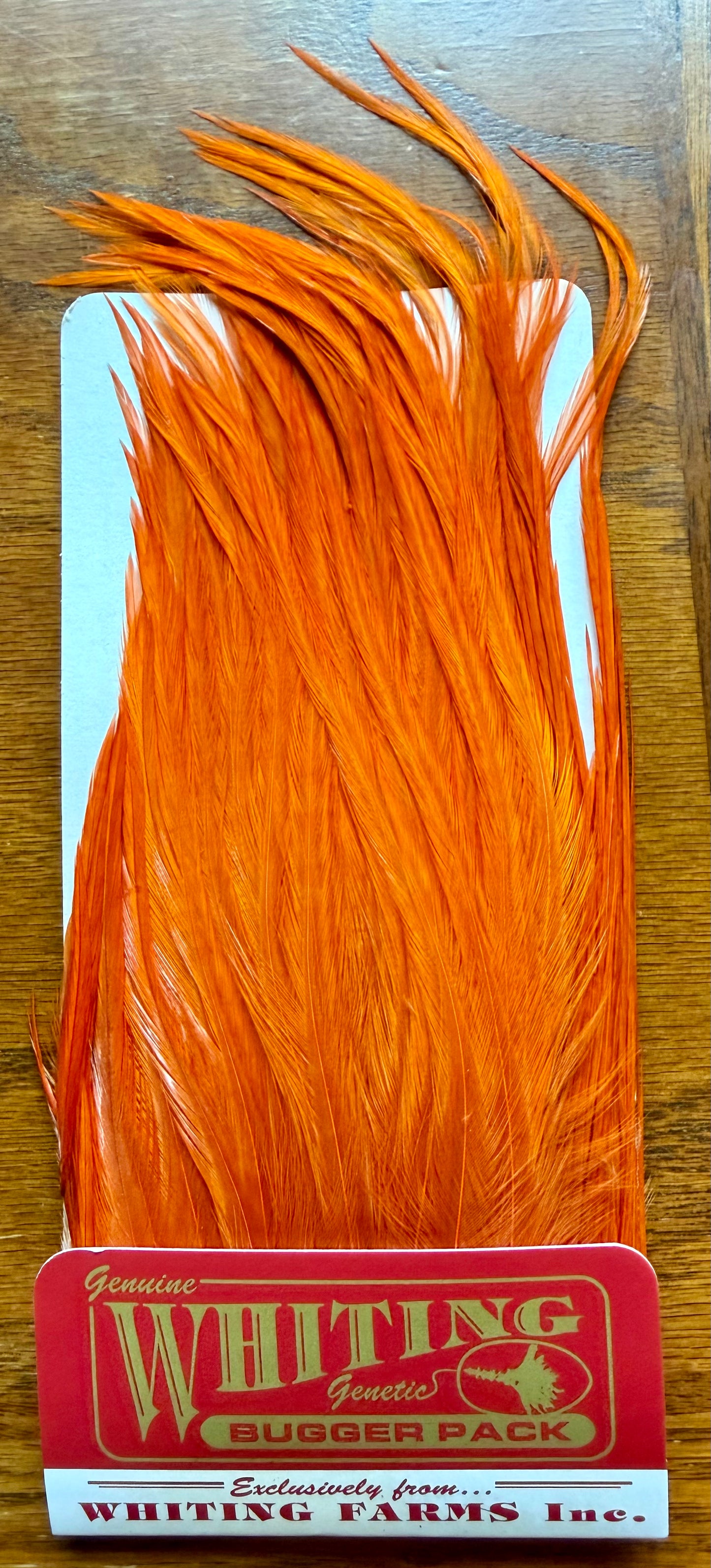 Whiting Farms Bugger Pack White Burnt Orange 345-SH-E-L
