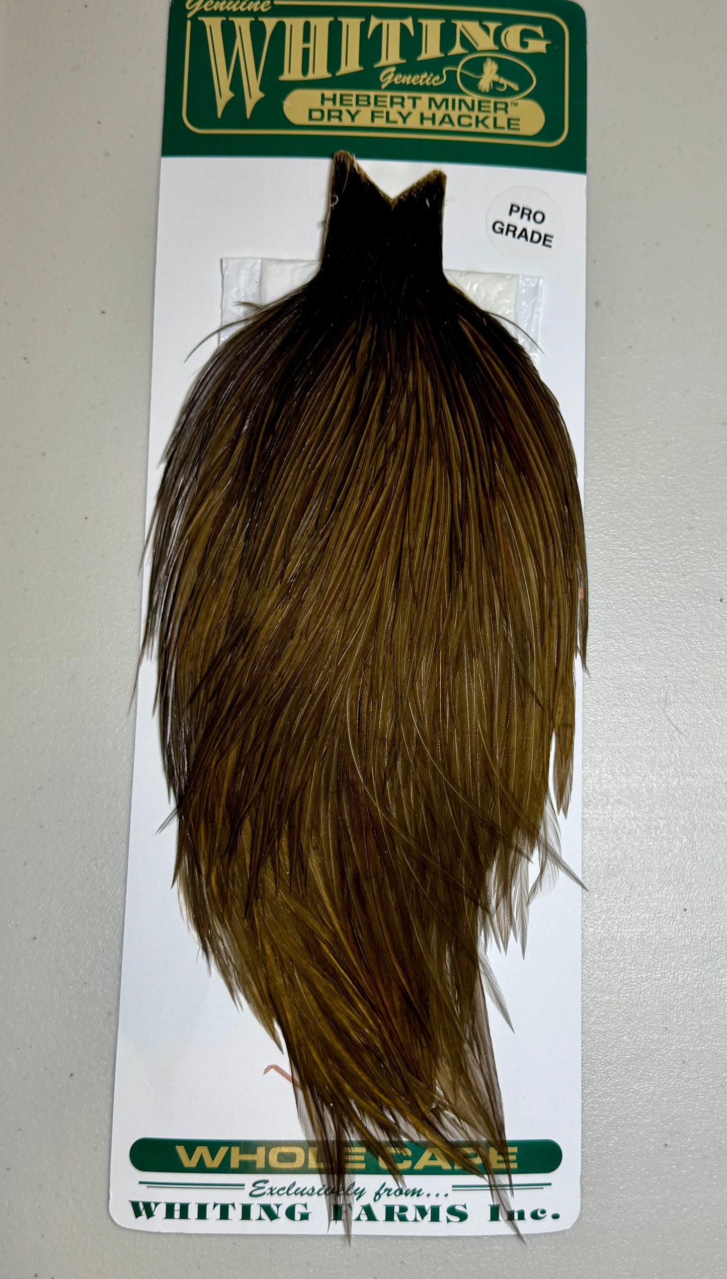 Whiting Farms Hebert Miner PRO Grade Cape: Dark Brassy Dun SH008