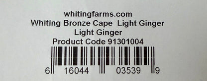 Whiting Farms Bronze Cape Light Ginger 232-SH-E-L