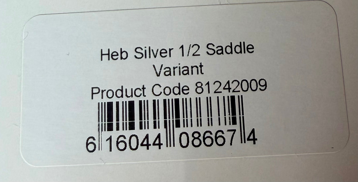 Whiting Hebert Miner Silver  1/2 Saddle Variant 236-SH-E-L