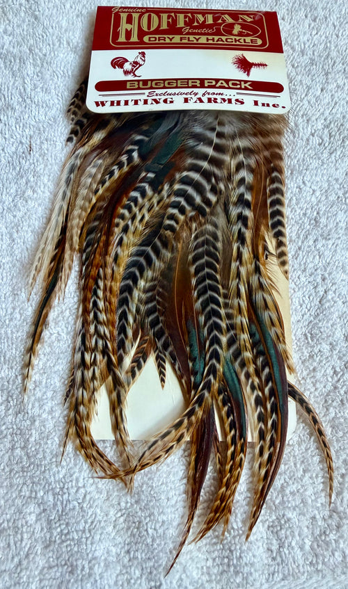 Hoffman Whiting Bugger Pack Barred Dark Ginger 733-SH-E-L