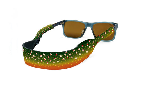 Croakies: Fishskin Brook Trout Design  M/L
