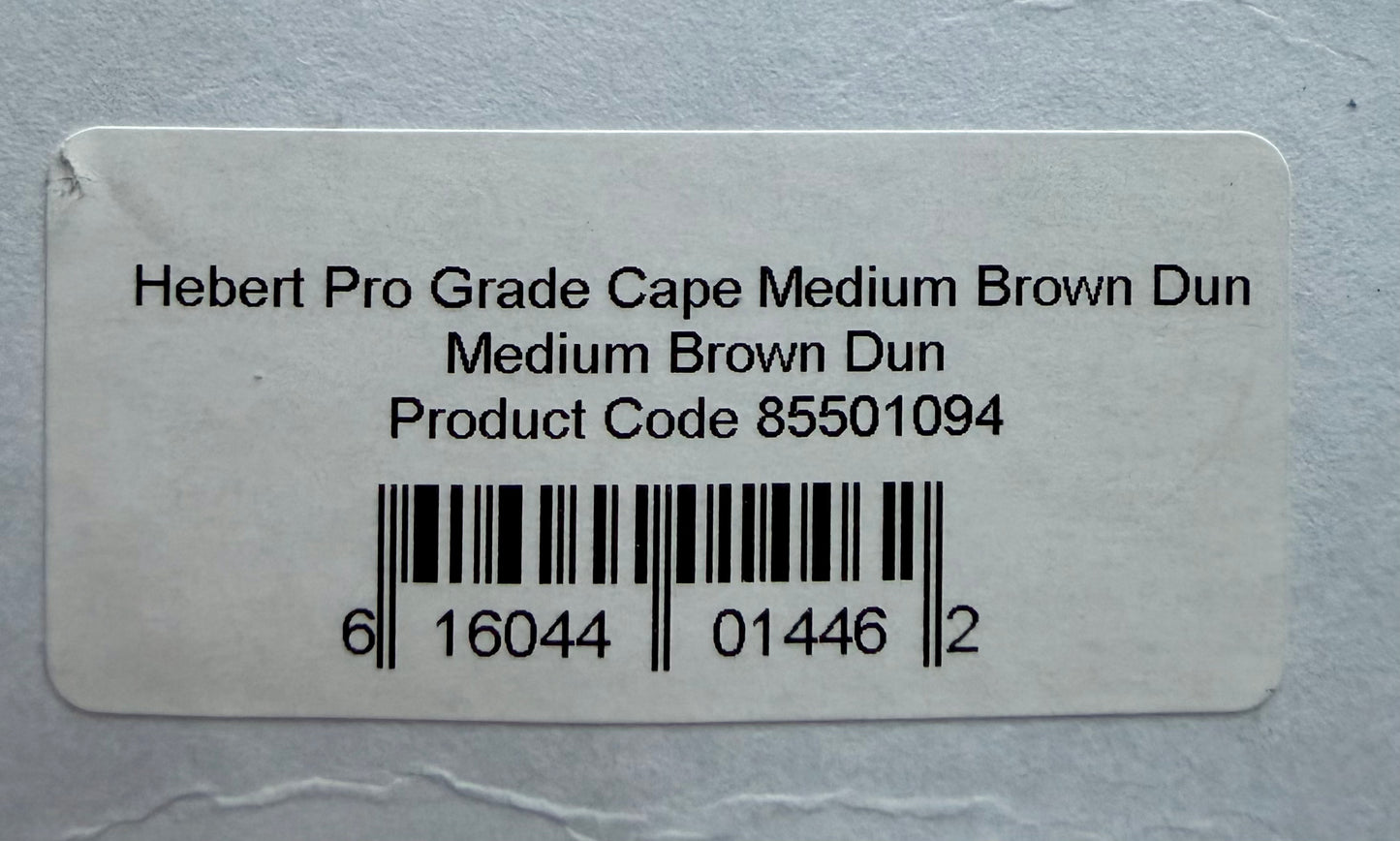 Whiting Farms Hebert Pro Grade Cape Medium Brown Dun 432-SH-E-L