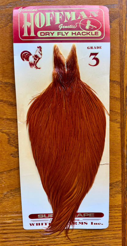 Hoffman Grade 3 Super Rooster Cape, Brown 510-SH-E-L