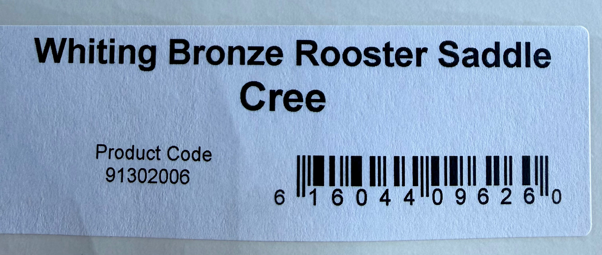 Whiting Bronze Rooster Saddle CREE 800-SH-E-L