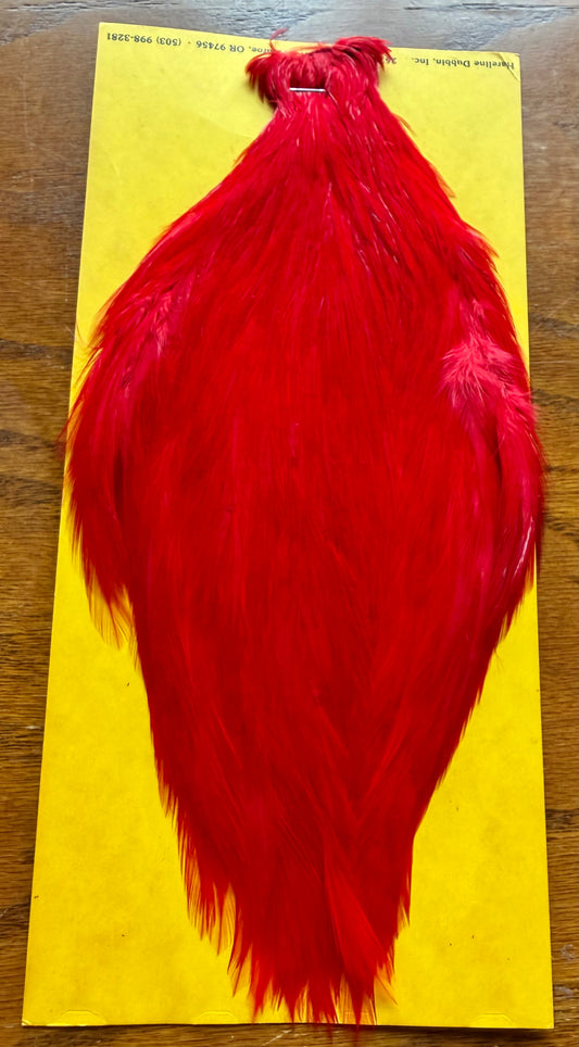 Hareline Dubbin Cape Dark Pink/Red 464-SH-E-L