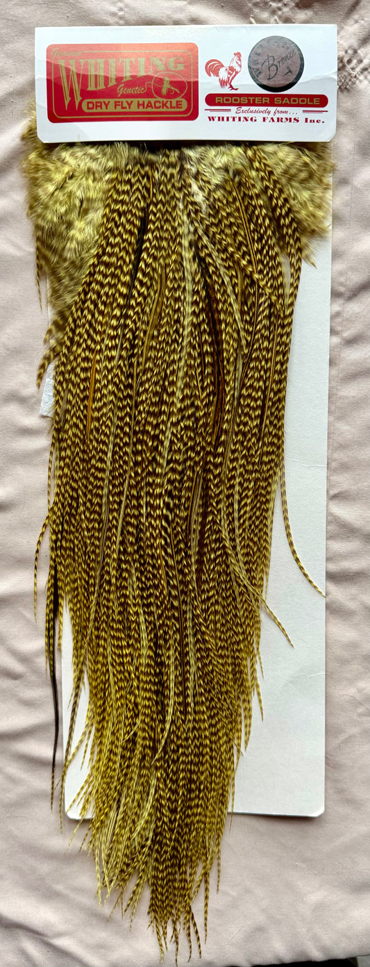 Whiting Farms Bronze Rooster Saddle Dun Grizzly 298-SH-E-L