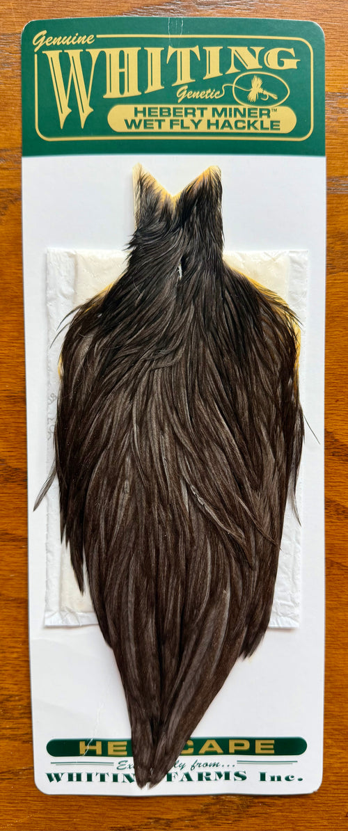 Whiting Hebert Miner Hen Cape Dark Grey Dun 362-SH-E-L