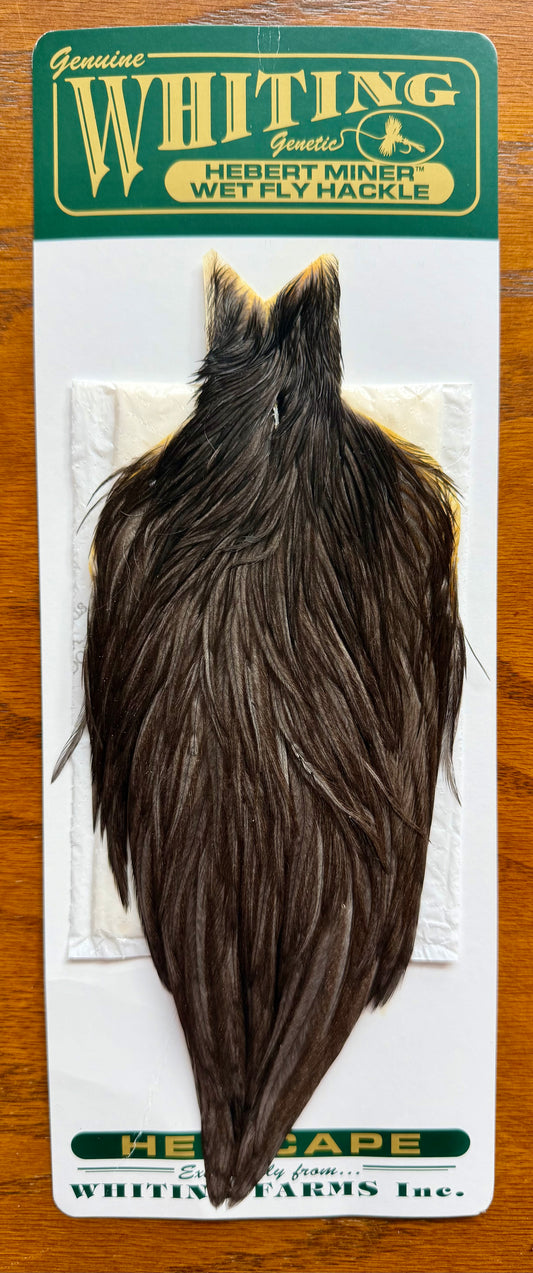 Whiting Hebert Miner Hen Cape Dark Grey Dun 362-SH-E-L