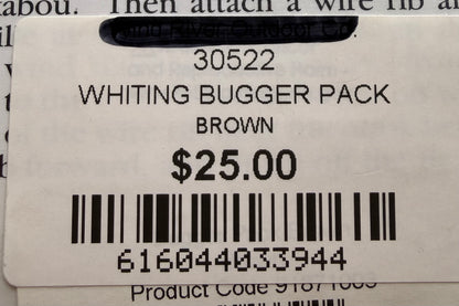 Whiting Farms Bugger Pack Brown 315-SH-E-L