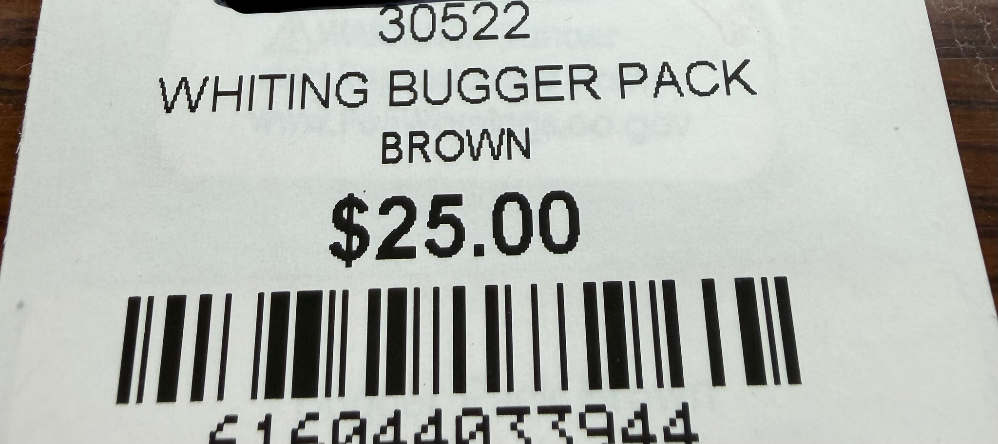 Whiting Farms Bugger Pack Brown 317-SH-E-L