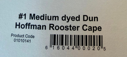 Whiting Farms Hoffman Cape GRADE #1 Medium Dyed Dun 247-SH-E-L