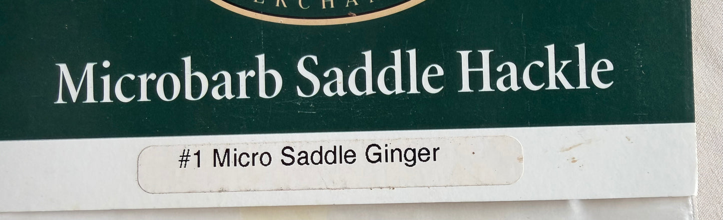 Metz Microbarb #1 Micro Saddle, Ginger 440-SH-E-L
