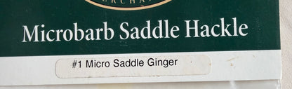 Metz Microbarb #1 Micro Saddle, Ginger 440-SH-E-L