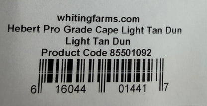 Whiting Hebert Miner Pro Grade Cape Light Tan Dun 762-SH-E-L