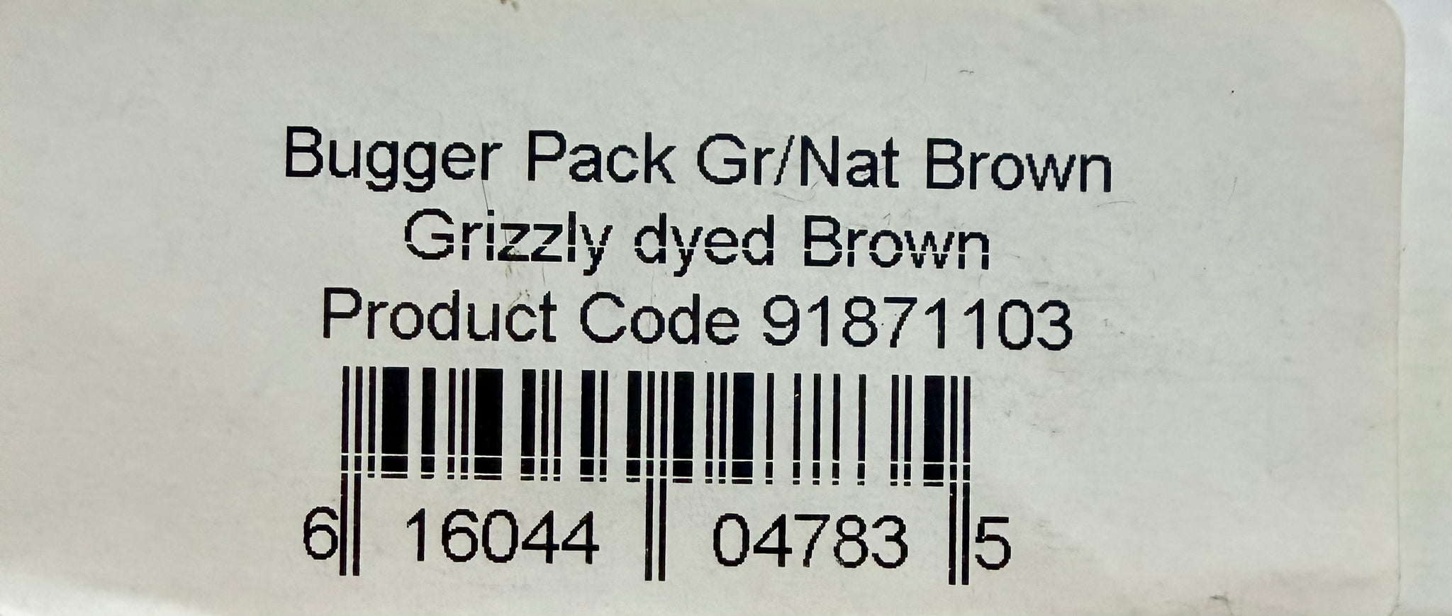 Whiting Bugger Pack Grizzly Dyed Brown 716-SH-E-L